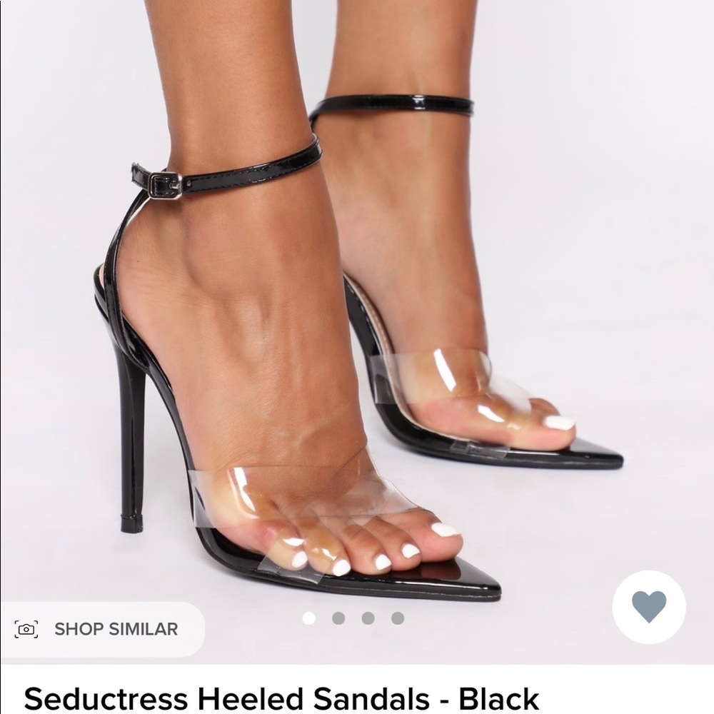 Fashion nova seductress heels  size 9